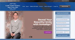 Desktop Screenshot of gentledental4u.com